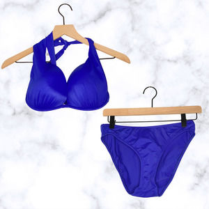 Venus Swimsuit Bikini Top DD, Bottom 10 Royal Blue